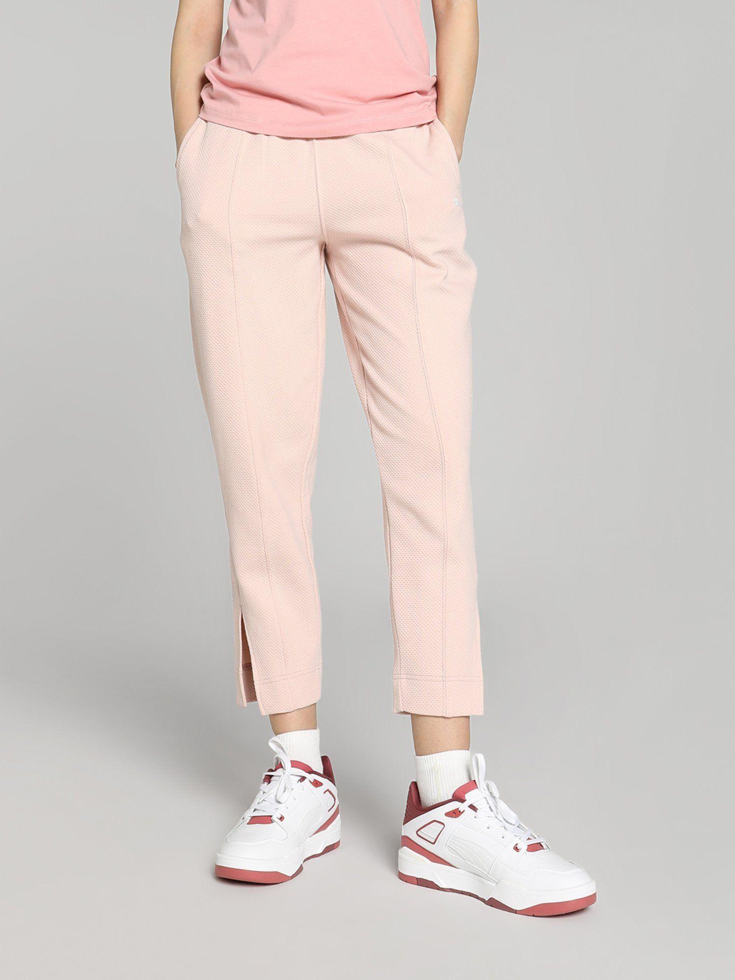 classics oh women's pink track pants