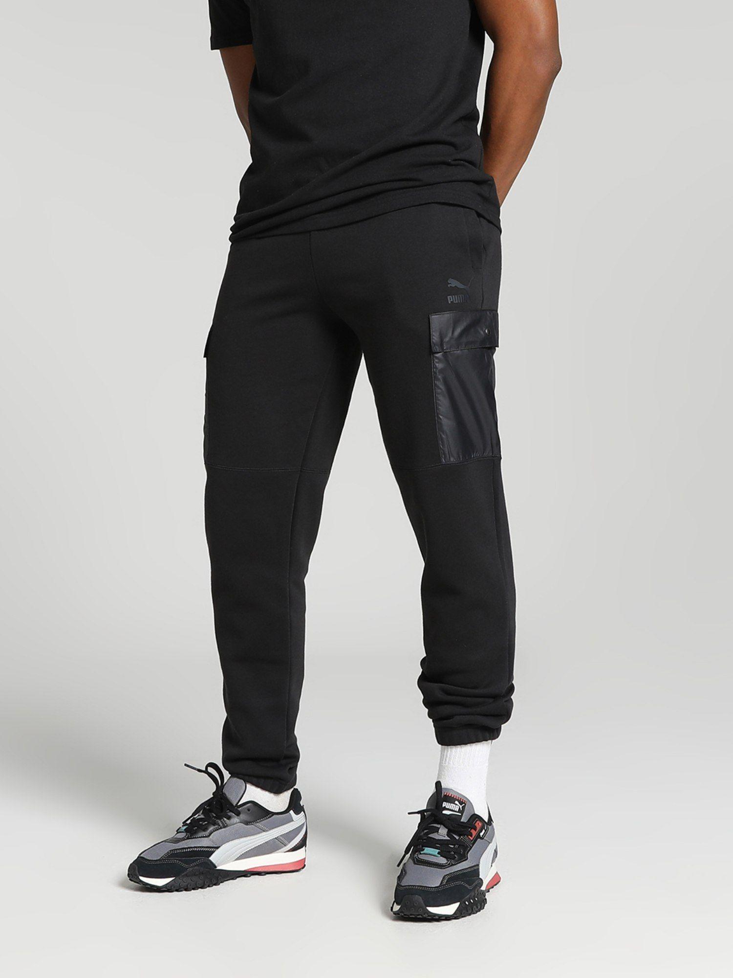 classics utility cargo men black track pant