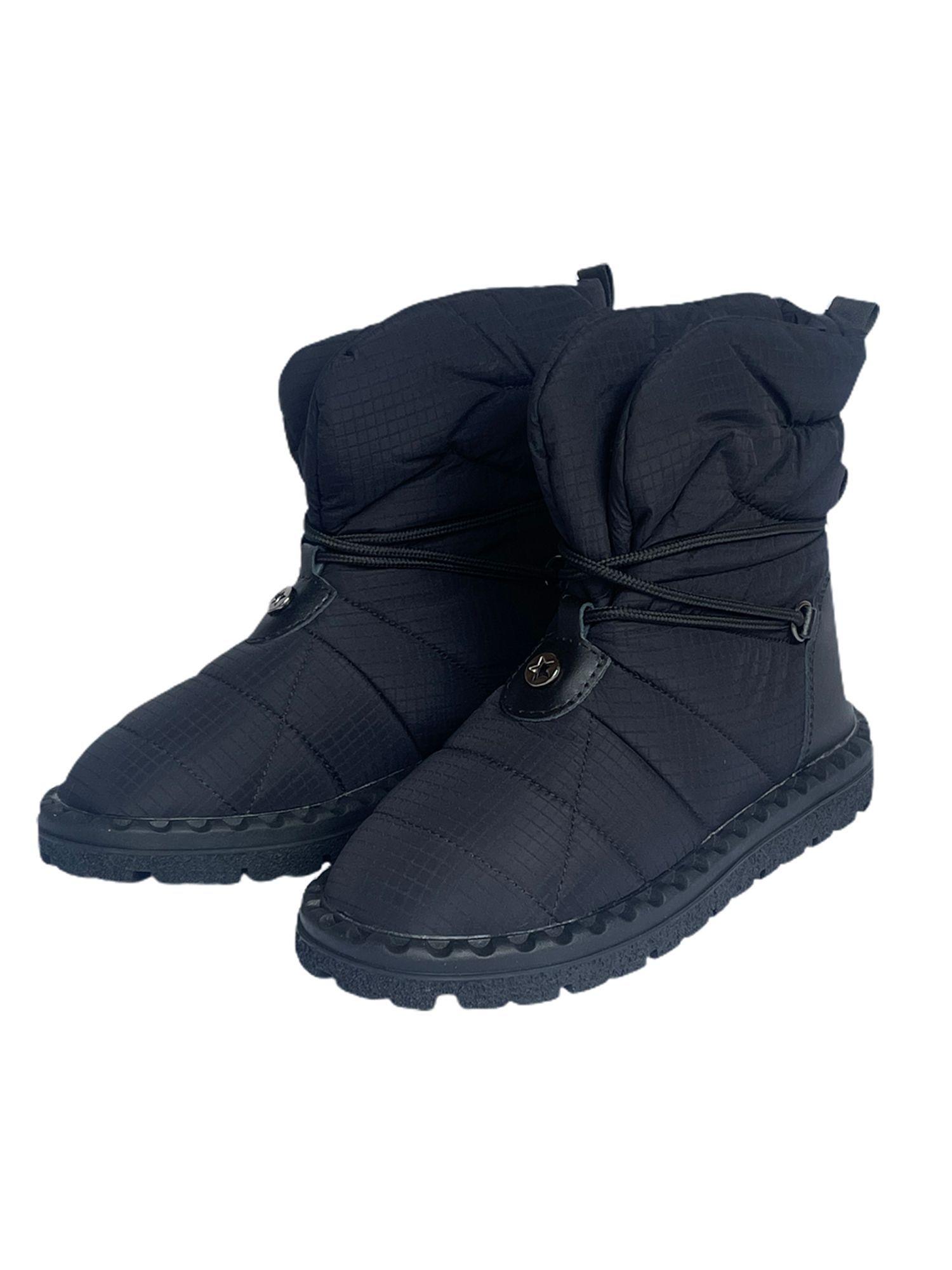 classy all navy blue girls winter snow boots