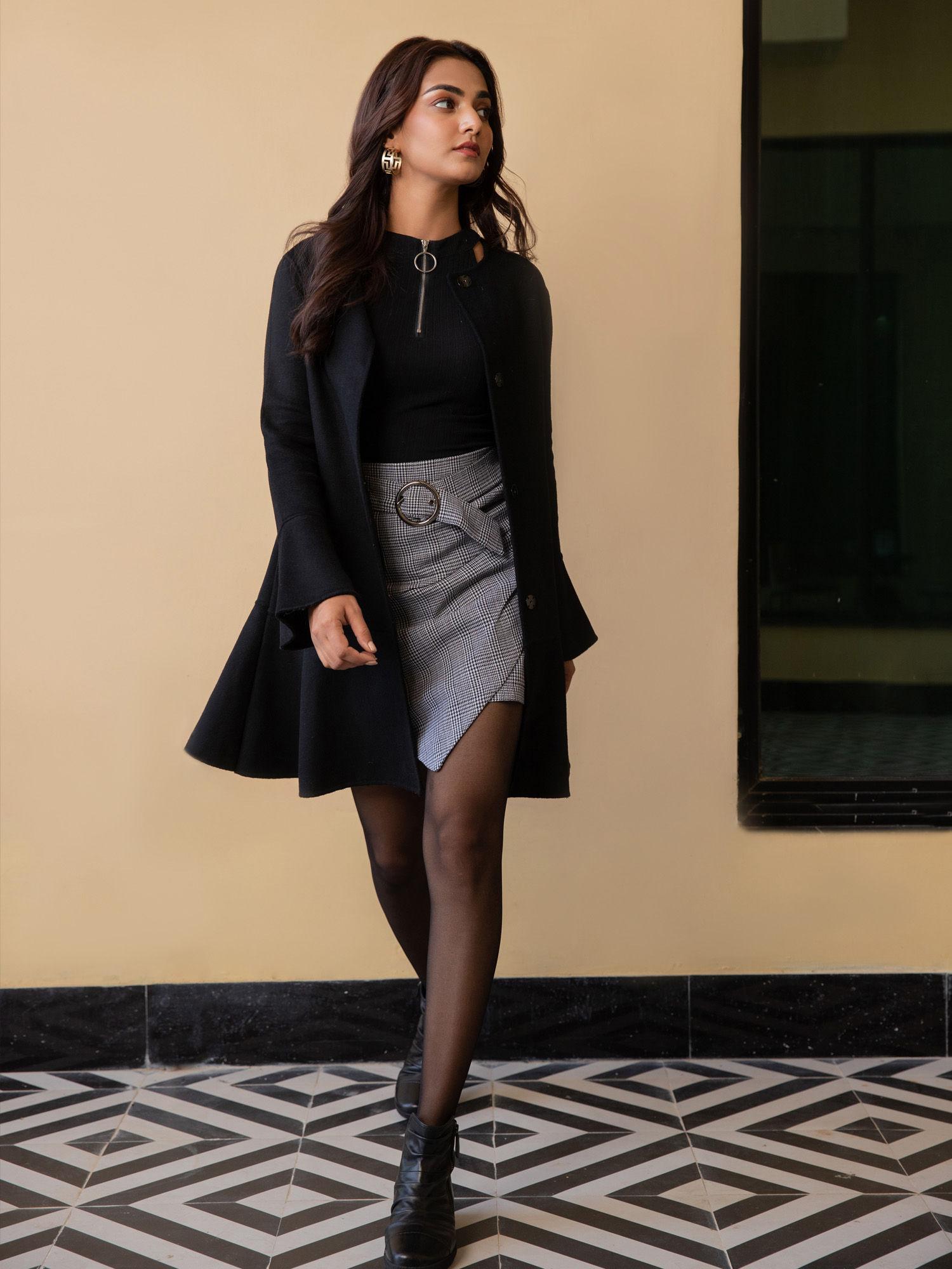 classy blazer dress, halter top and skirt set (set of 3)