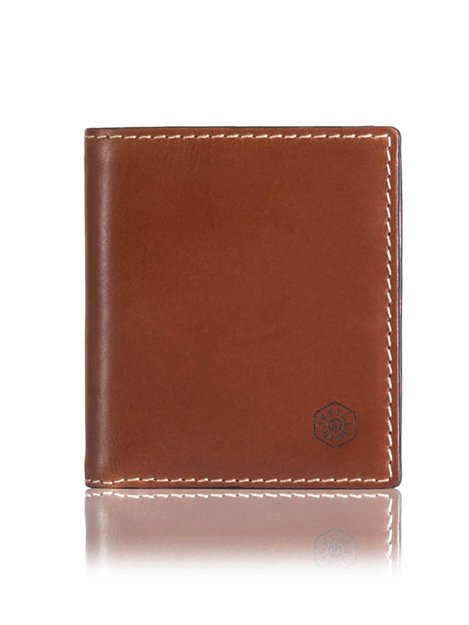 clay texas slim bifold wallet with coin pouch