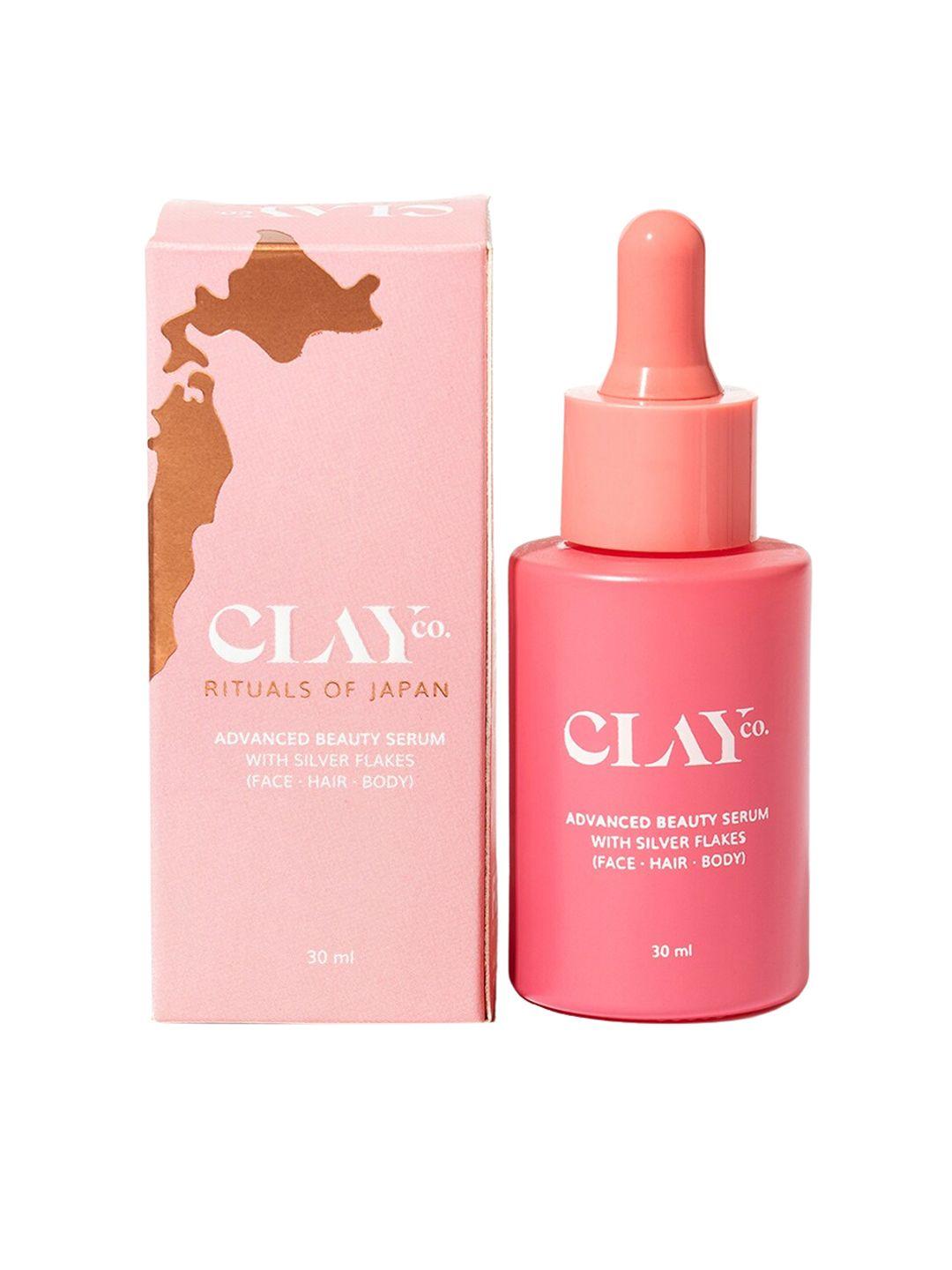 clayco. advanced beauty face serum with silver flakes & aha - 30 ml