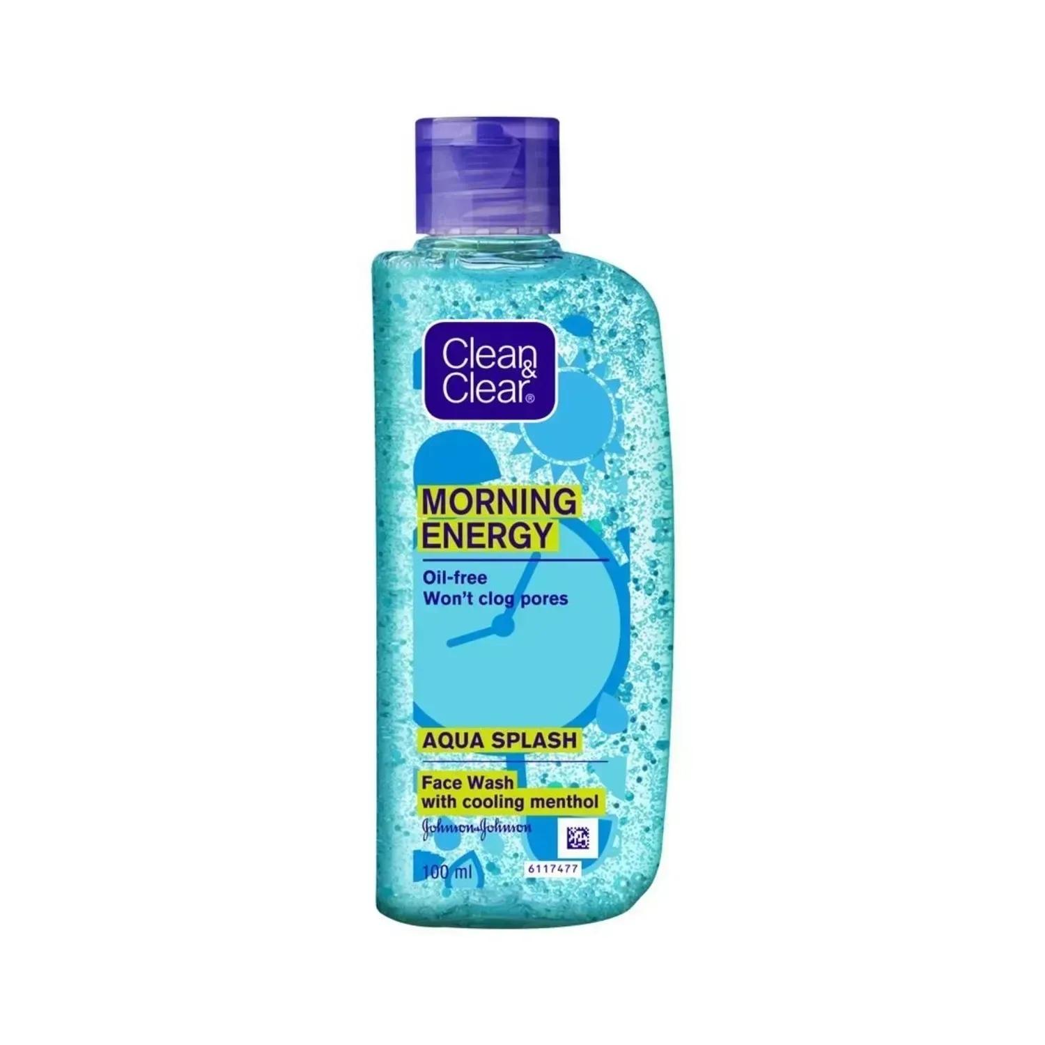 clean & clear morning energy aqua splash face wash - (100ml)