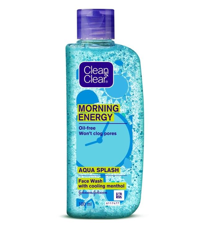 clean & clear morning energy aqua splash face wash - 100 ml