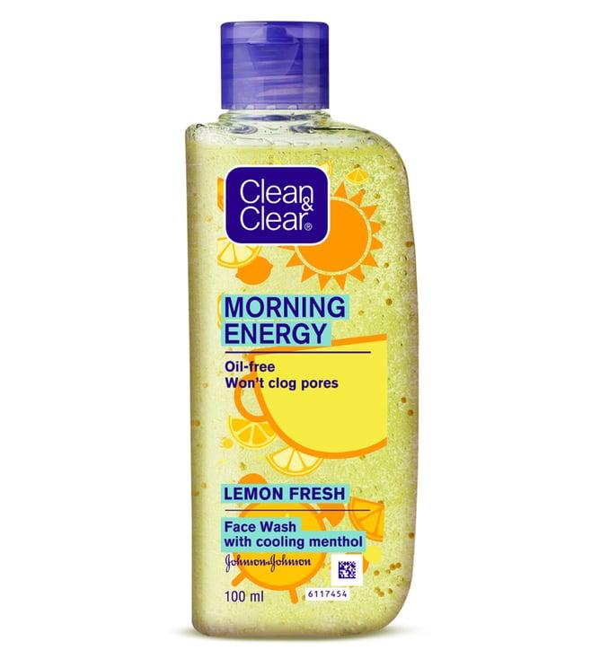 clean & clear morning energy lemon fresh face wash - 100 ml