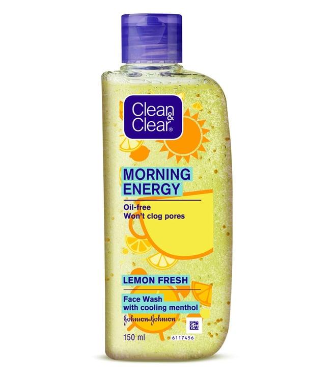 clean & clear morning energy lemon fresh face wash - 150 ml