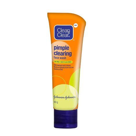 clean & clear pimple clearing face wash 80 g