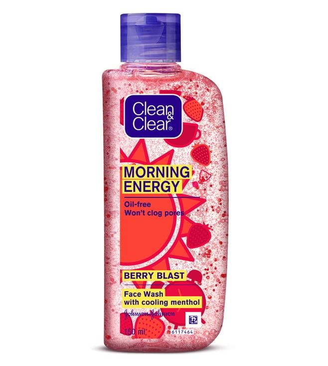 clean & clear morning energy berry blast face wash - 150 ml