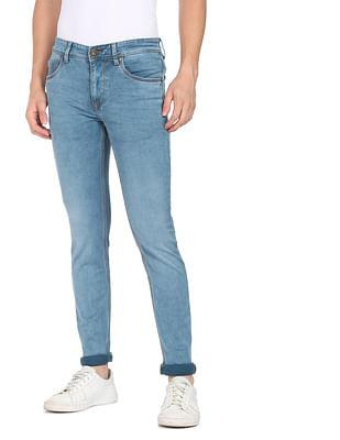 clean look dyed slim fit stretch jeans