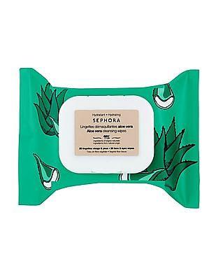 cleansing face wipes - aloe vera