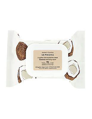 cleansing face wipes - coconut
