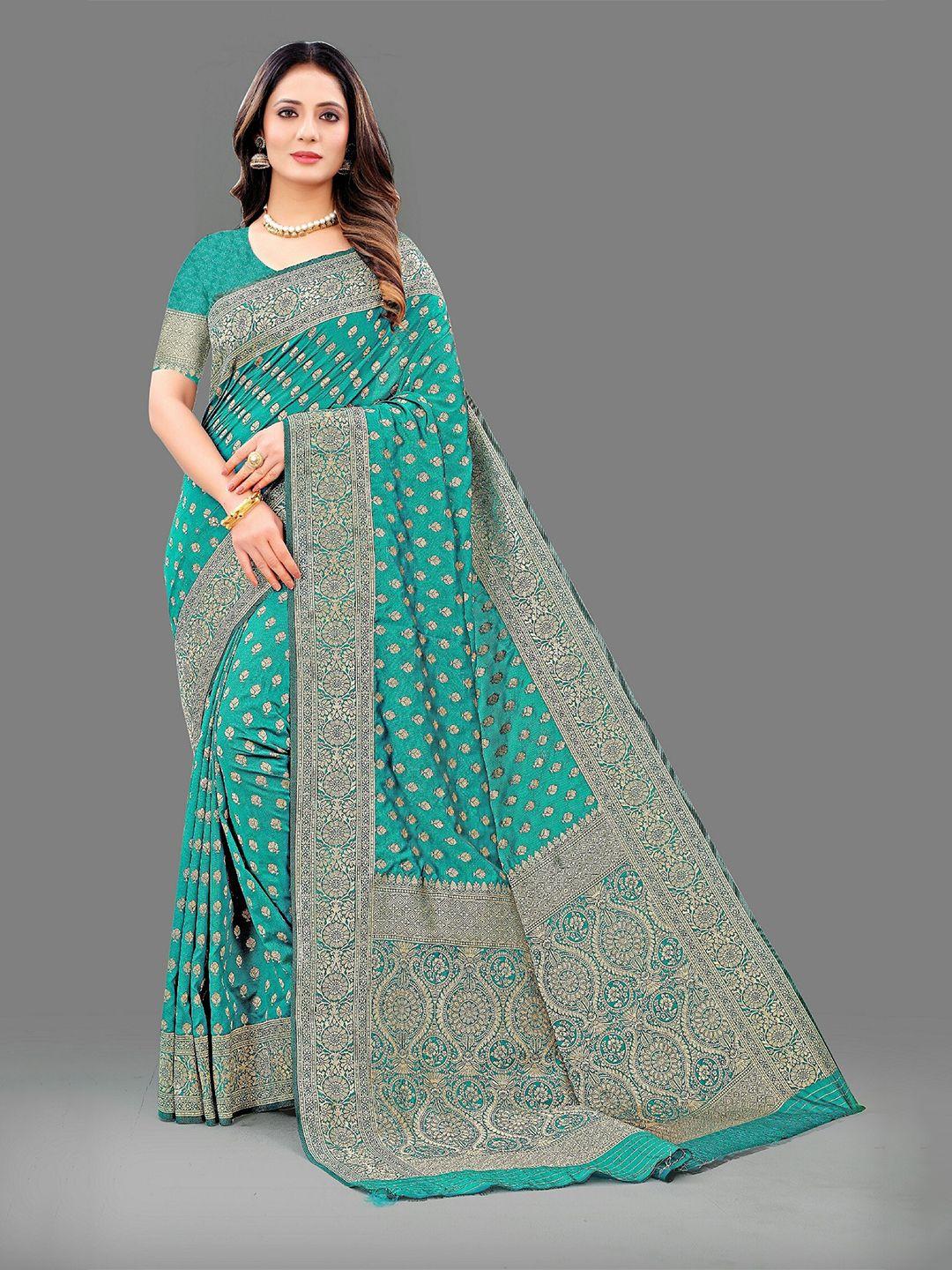 clemira ethnic motifs woven design zari saree