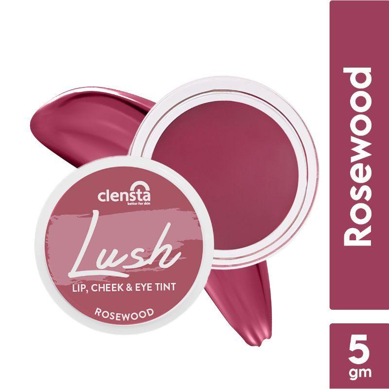 clensta lush lip, cheek & eye tint with red aloe vera & jojoba oil