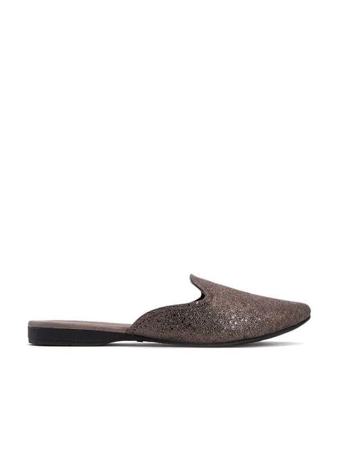 cleo by khadim's women's copper mule shoes