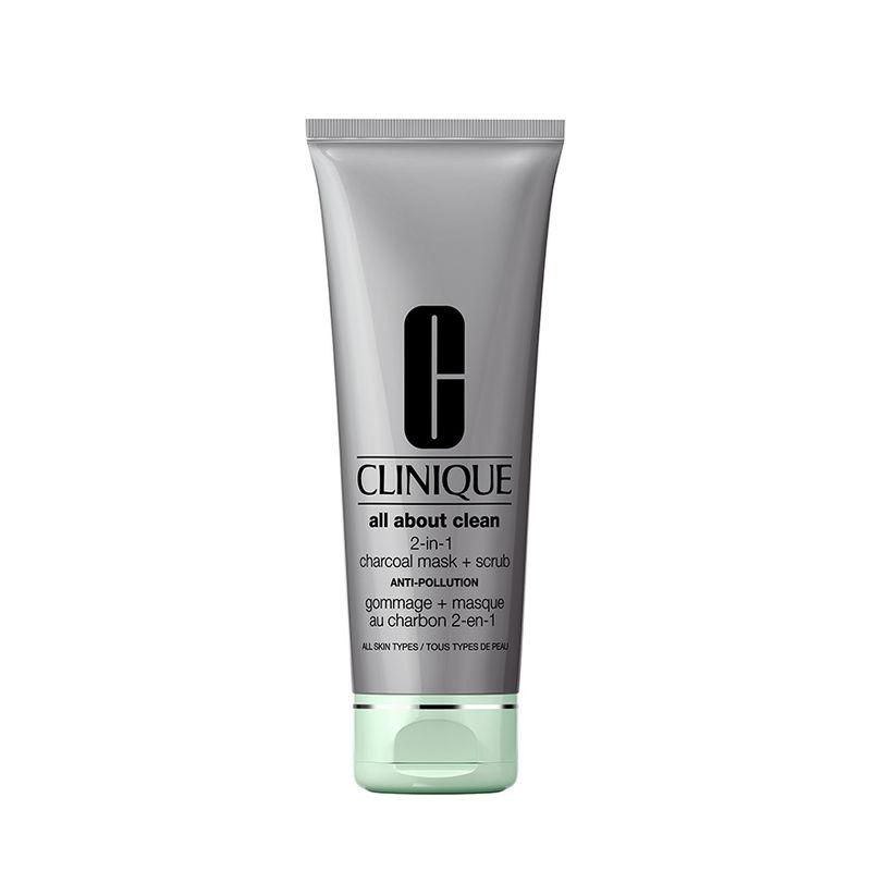 clinique all about clean 2-in-1 charcoal mask + scrub