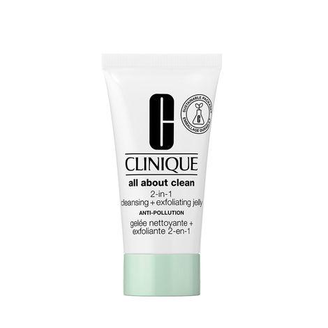 clinique all about clean™ 2-in-1 cleansing + exfoliating jelly - 30ml