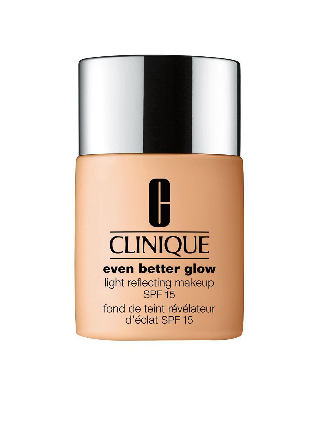 clinique even better glow spf 15 ecru light reflecting foundation wn22