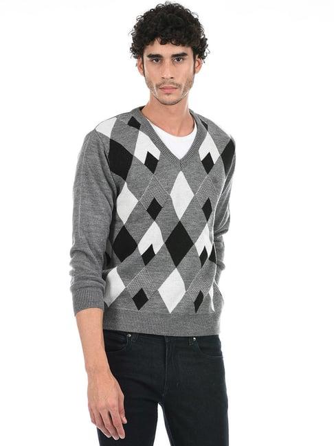 cloak & decker by monte carlo charcoal argyle sweater