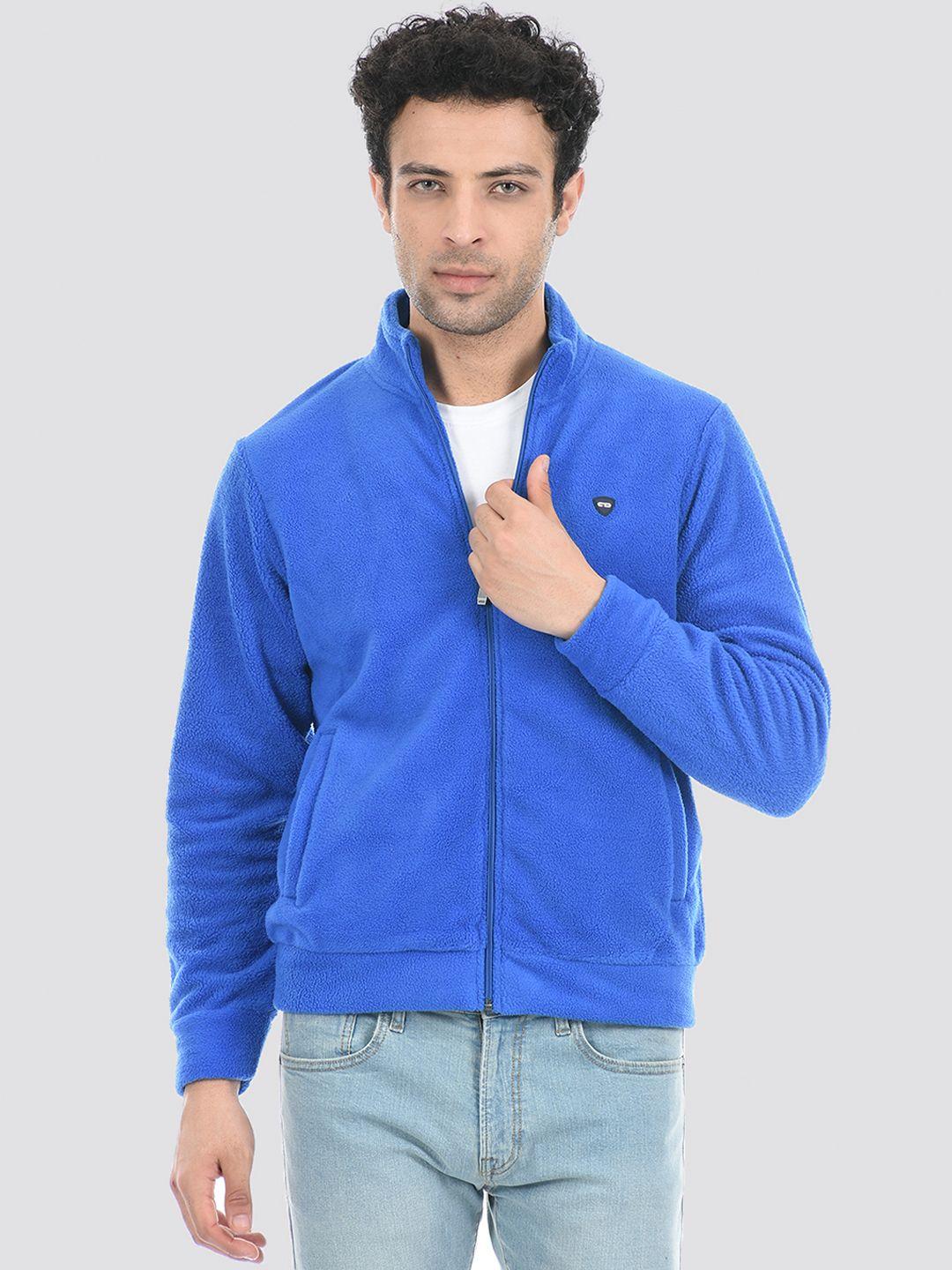 cloak & decker by monte carlo men blue fleece sweatshirt