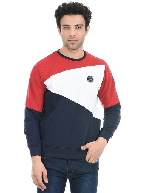 cloak & decker by monte carlo multicolor regular fit sweatshirt