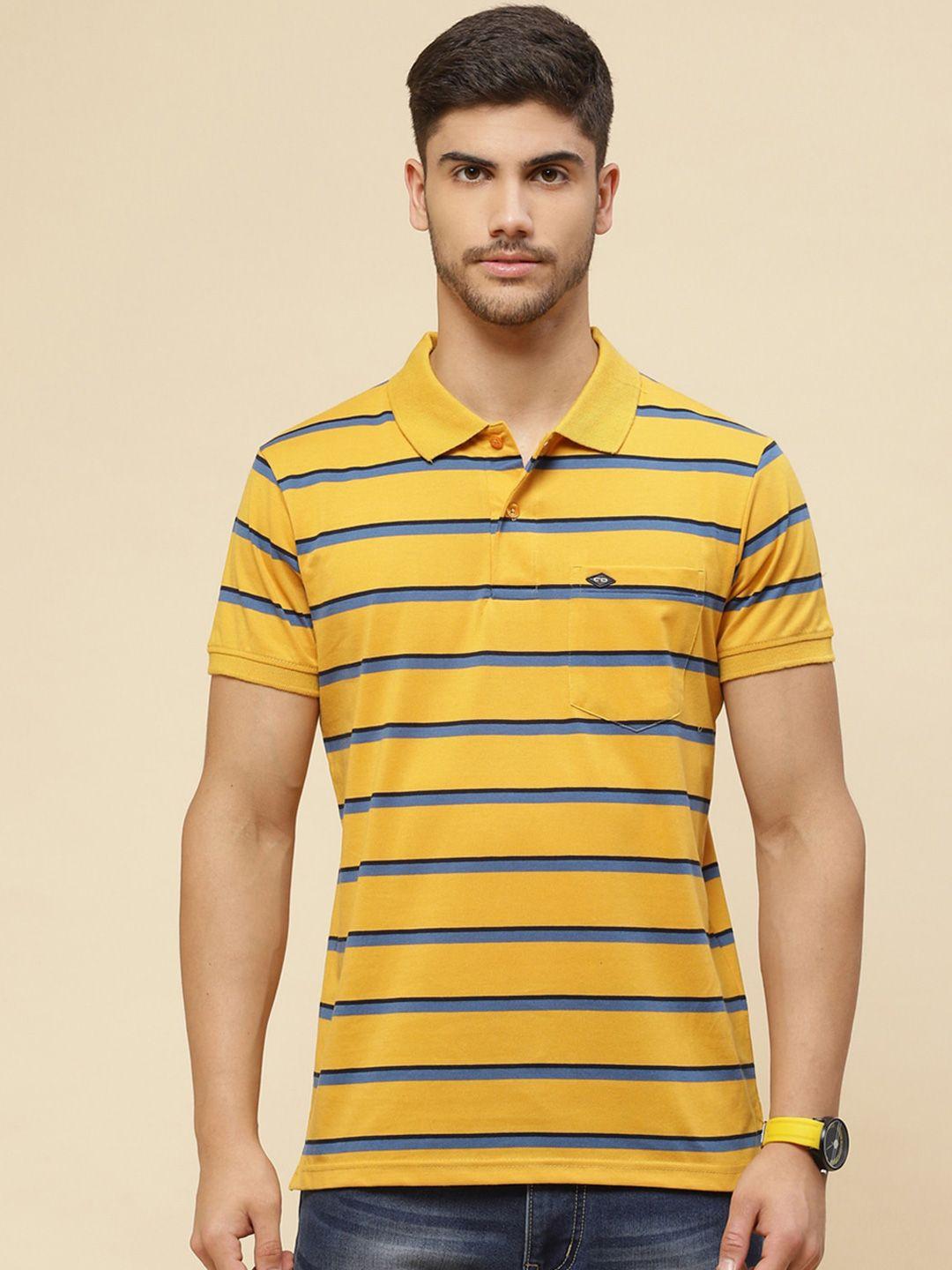 cloak & decker by monte carlo striped cotton polo t-shirt