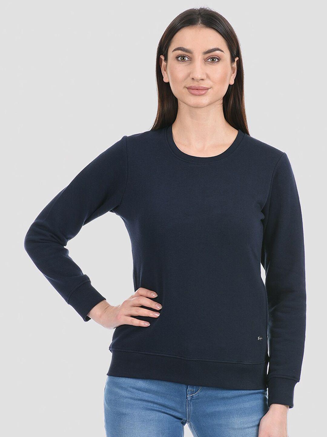 cloak & decker by monte carlo women blue sweatshirt