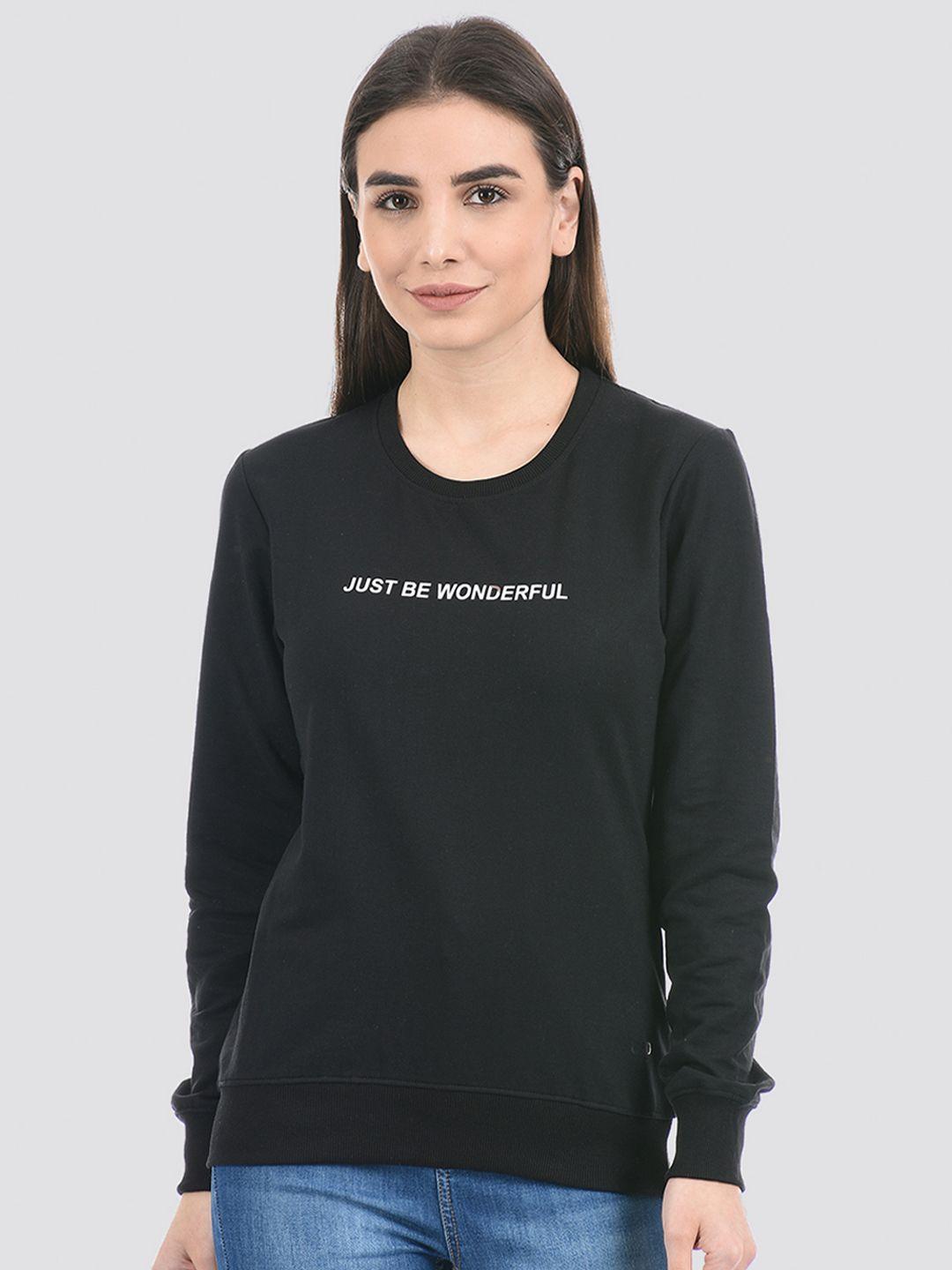 cloak & decker by monte carlo women cotton sweatshirt