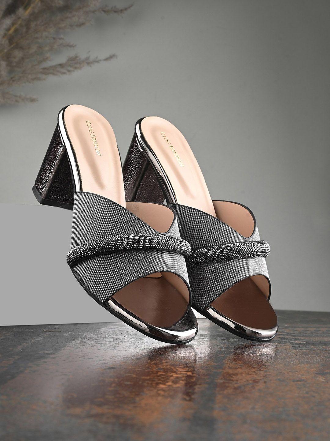 clog london grey wedge sandals