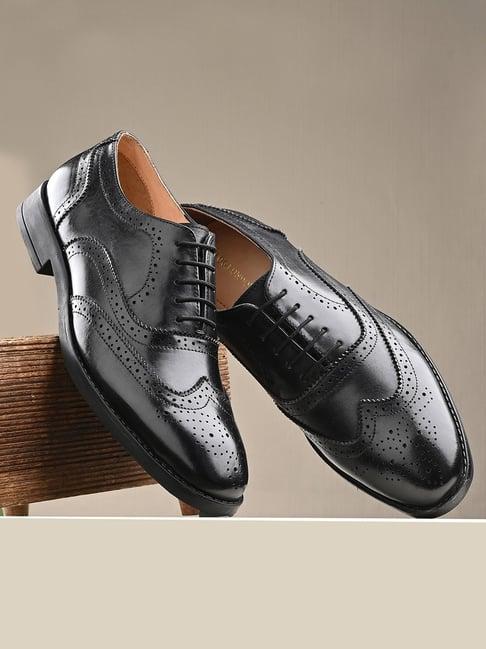 clog london men's black oxford shoes