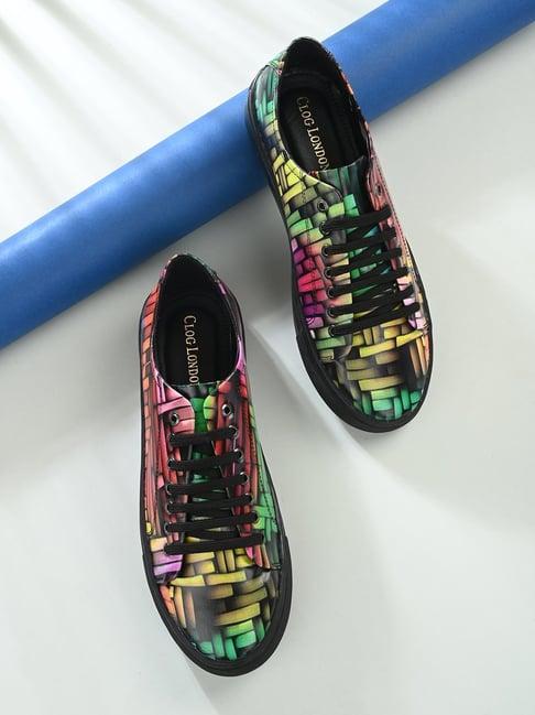 clog london men's multicolored casual sneakers