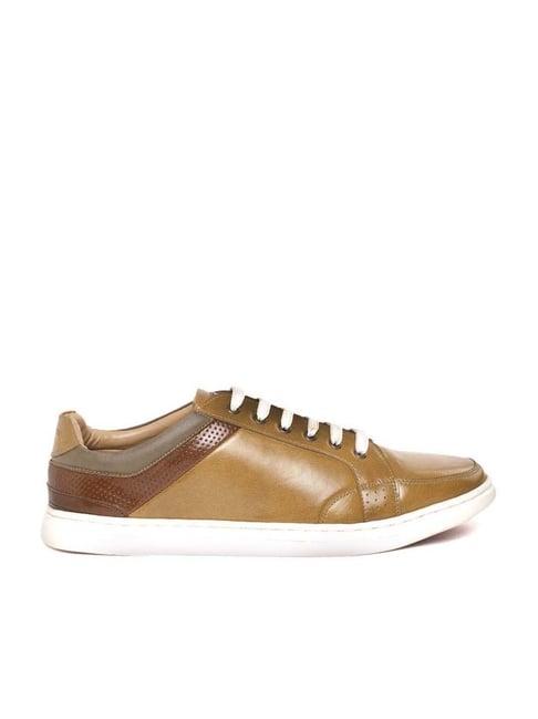 clog london men's tan casual sneakers