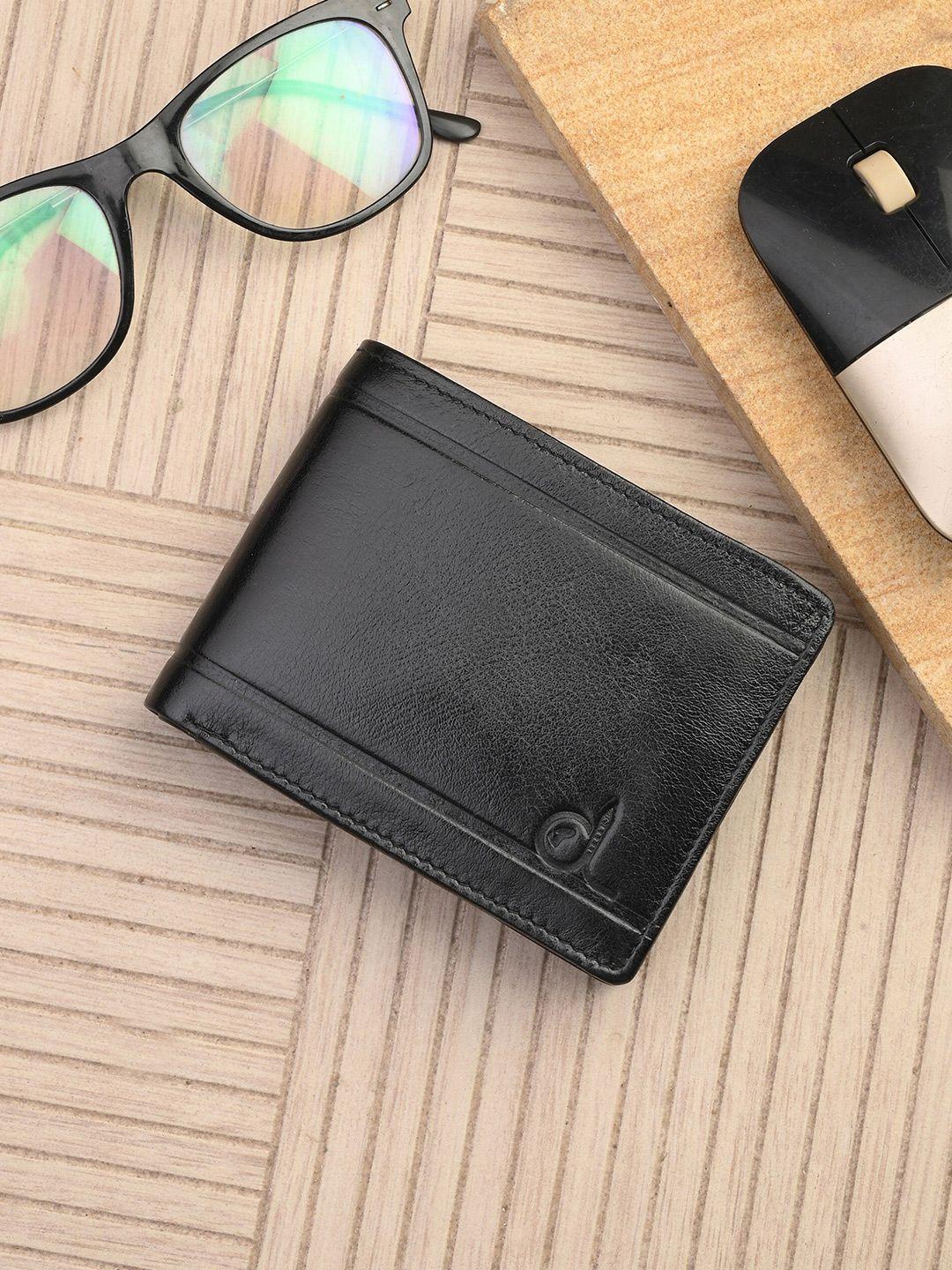 clog london men leather two fold wallet