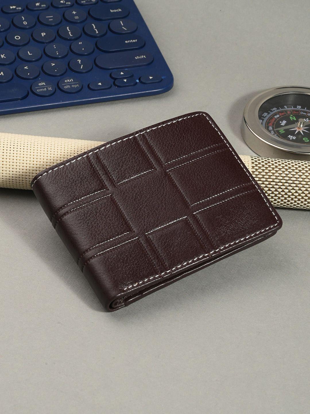 clog london men leather two fold wallet