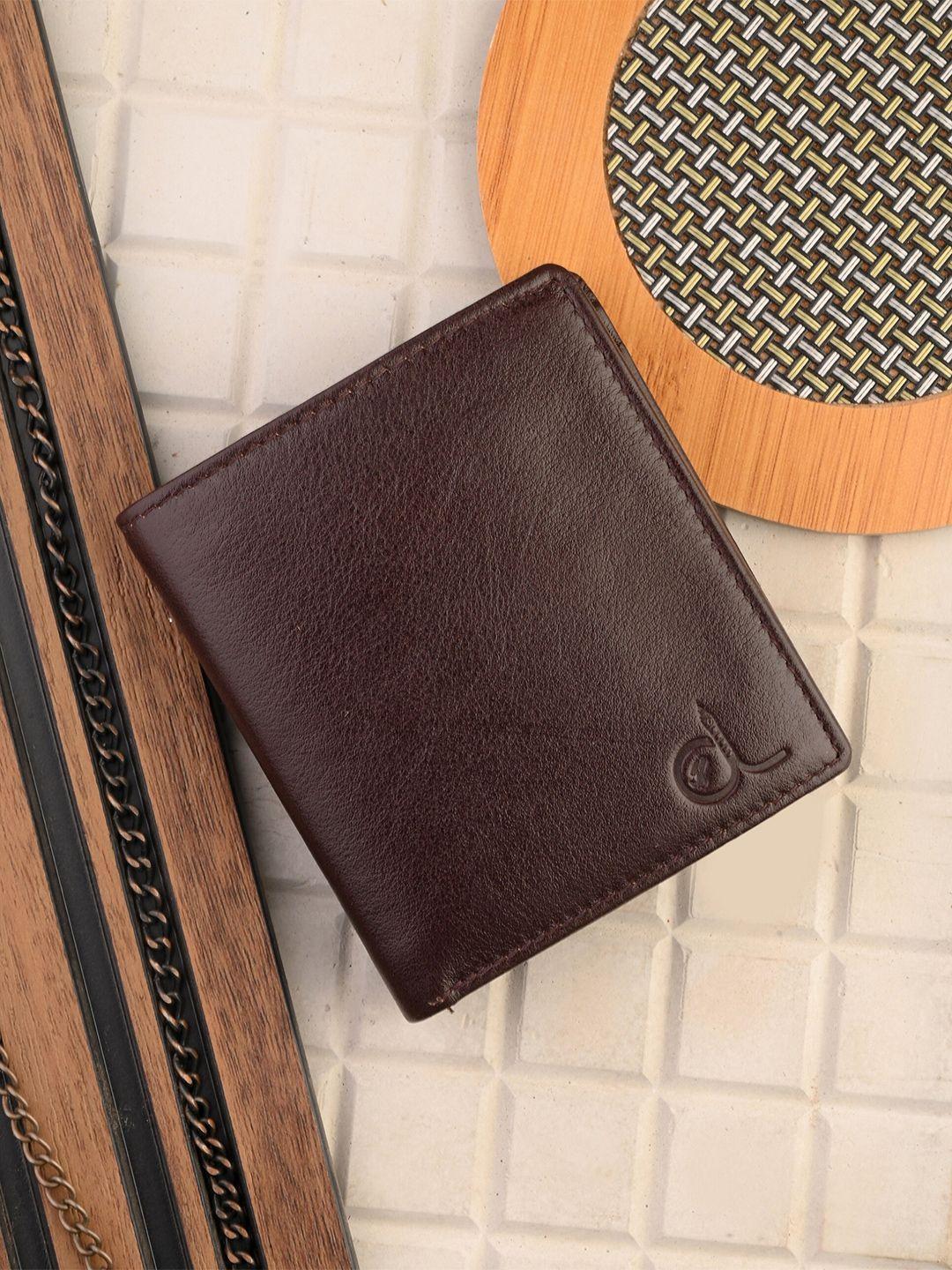 clog london men leather two fold wallet