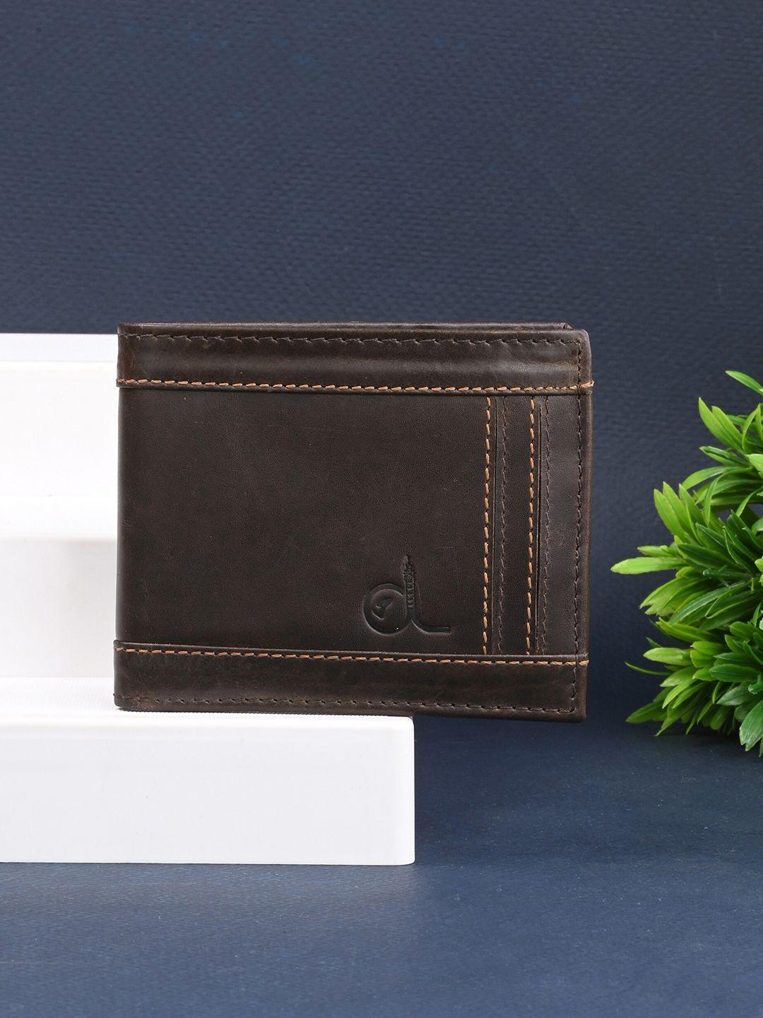 clog london men leather two fold wallet