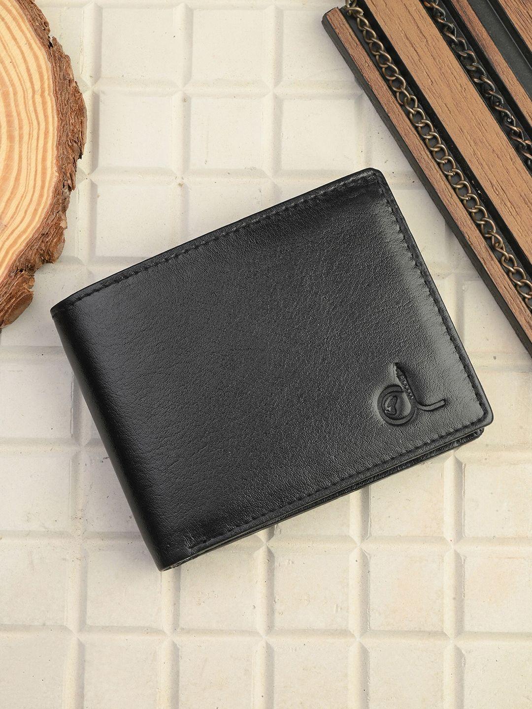 clog london men textured leather two fold wallet