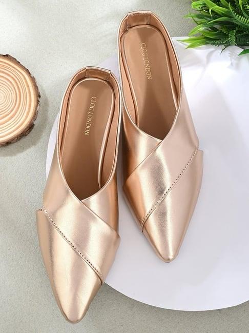 clog london women's copper mule shoes