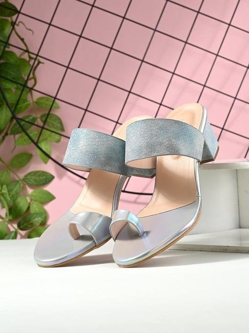 clog london women's grey toe ring sandals