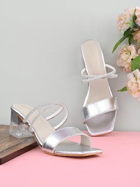 clog london women's silver casual sandals