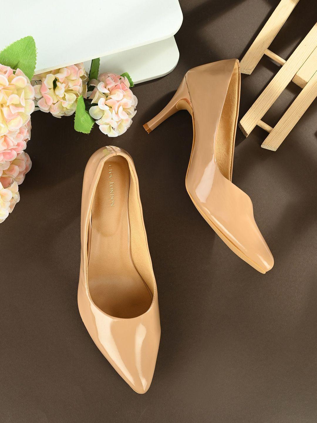 clog london women pointed toe stiletto pumps