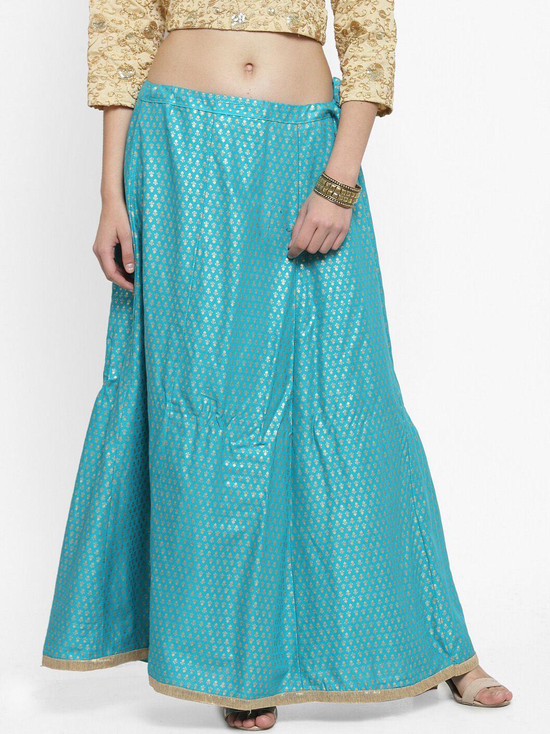 clora-creation-ethnic-printed-flared-maxi-skirt