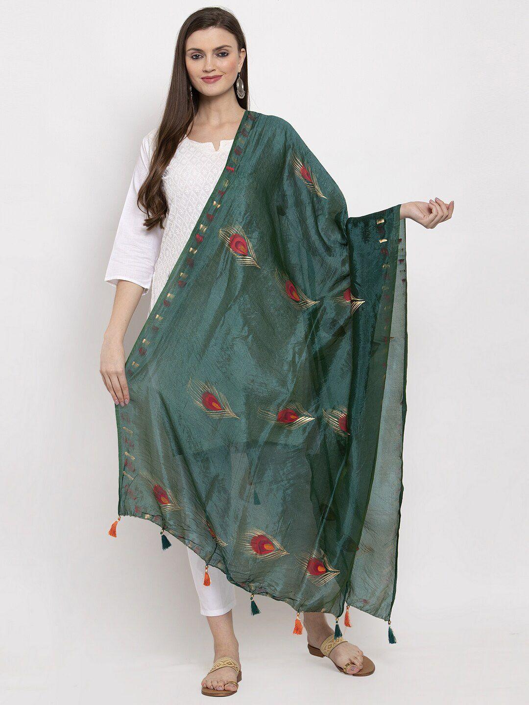 clora creation  printed dupatta