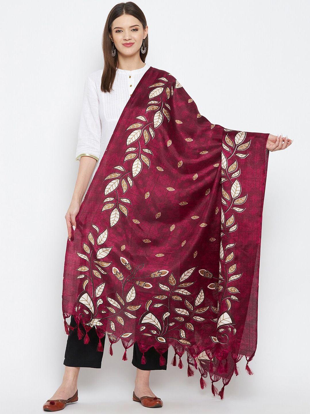 clora creation floral printed dupatta