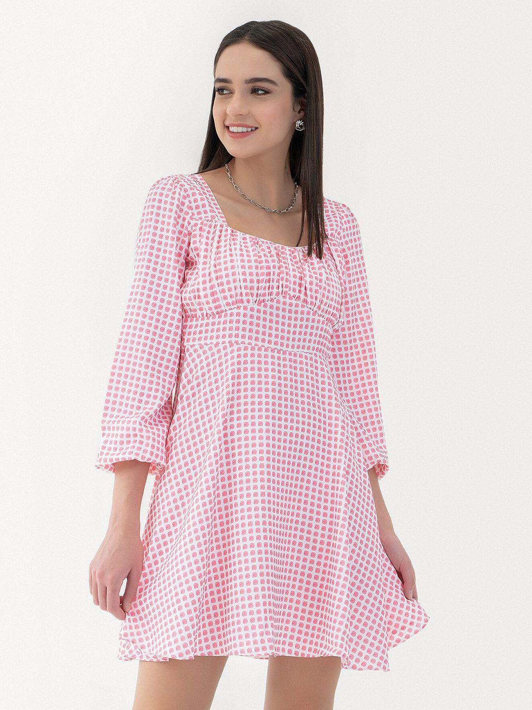 closethook pink crepe empire dress