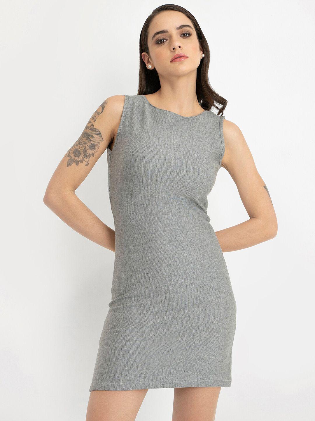 closethook women grey sheath dress