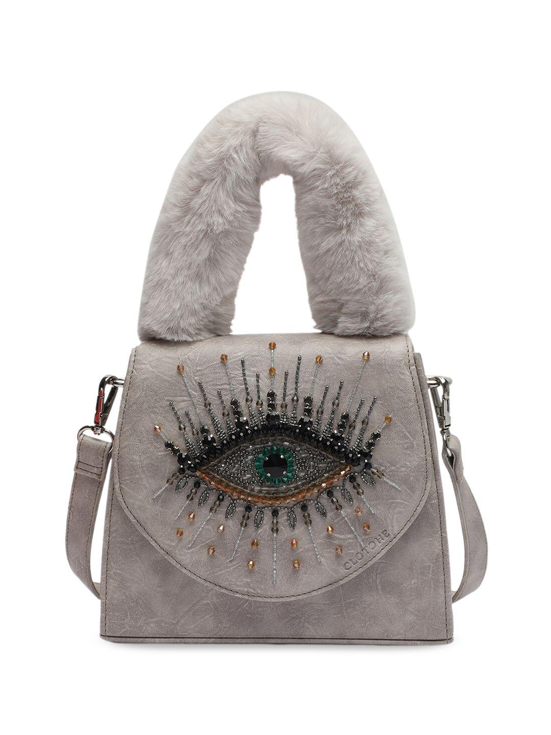 clotche embellished shopper sling bag