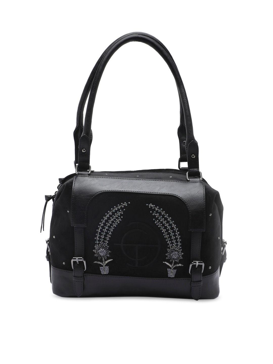 clotche strappy charcoal grey hand bagc