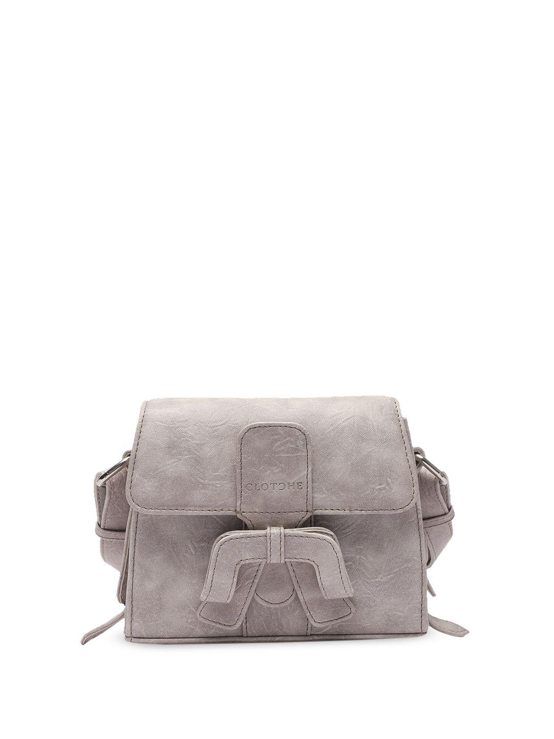 clotche textured structured sling bag