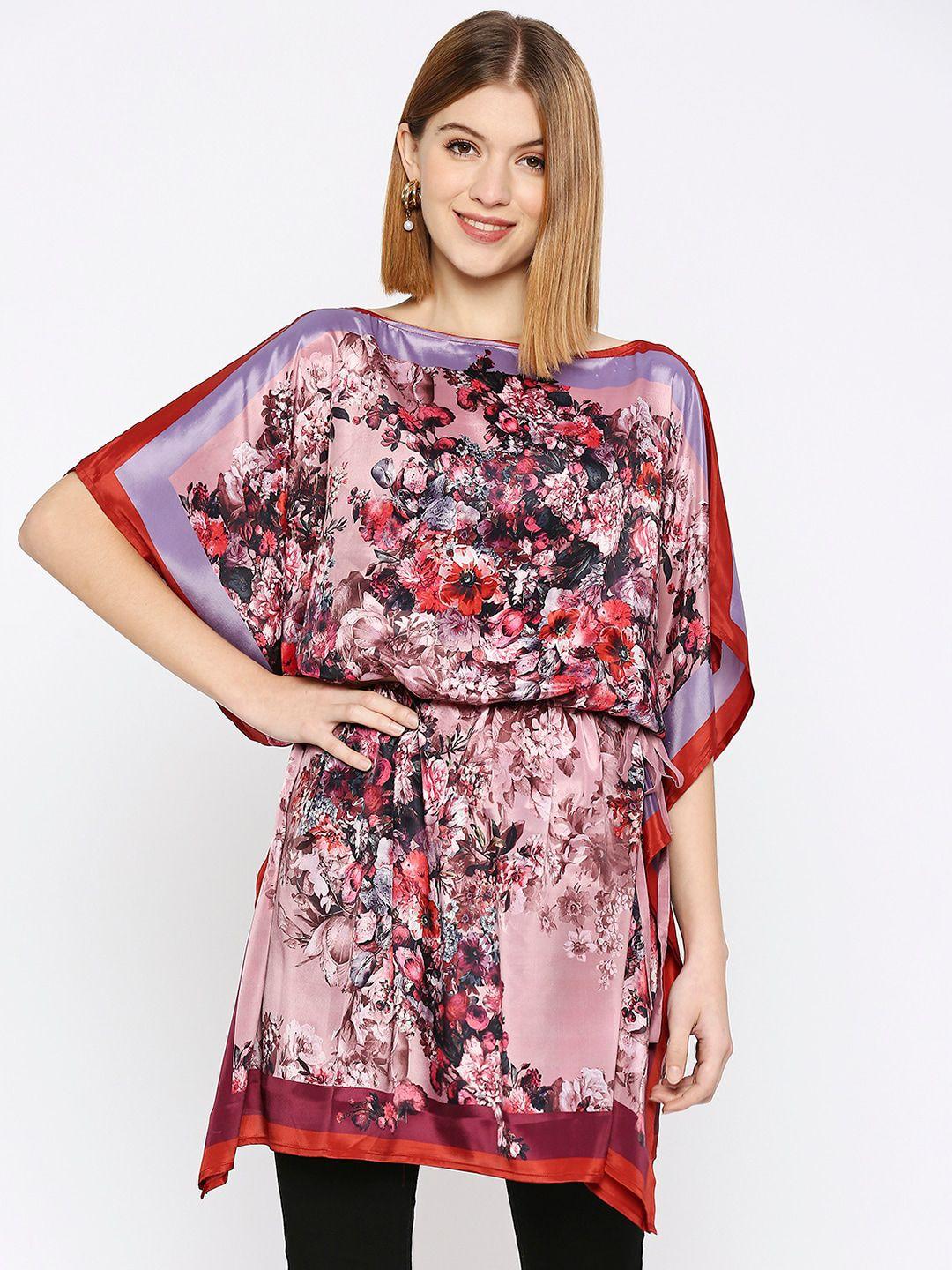 cloth haus india floral printed kaftan kurta