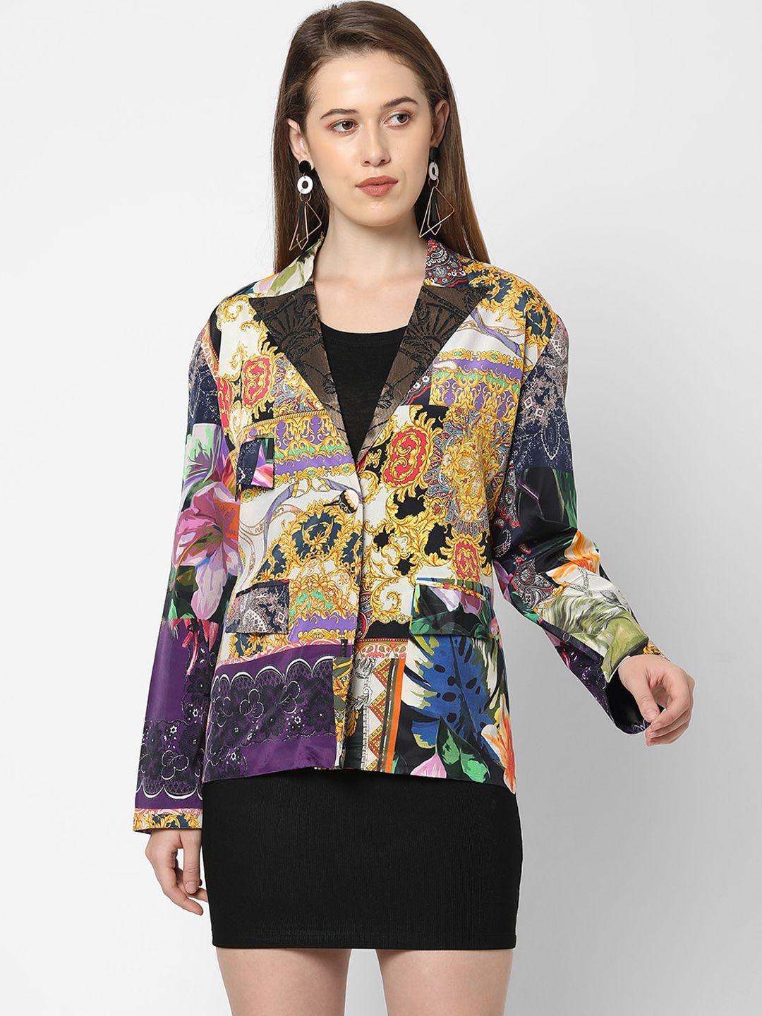 cloth haus india women multicoloured tailored jacket